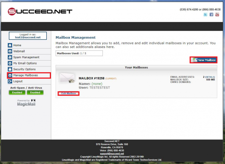 How to Add/Remove Email Mailboxes Knowledgebase